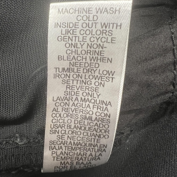 Democracy Jeans Womens 8 Black Absolution Itty Bitty Boot Stretch Denim Bootcut - Picture 8 of 8